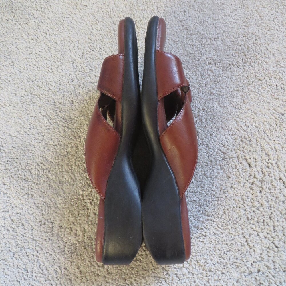 Earth shoe gelron 2000 womens slide sandals size 8 brown leather hampton 6136376 - Picture 7 of 11